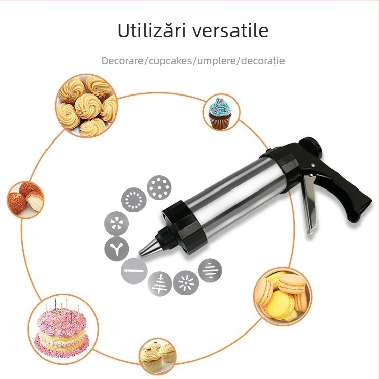 Set duze patiserie pentru decorare | oțel inoxidabil 201 | Sheng Chu | pentru cremă de biscuiți | duze/de decorare/pistol