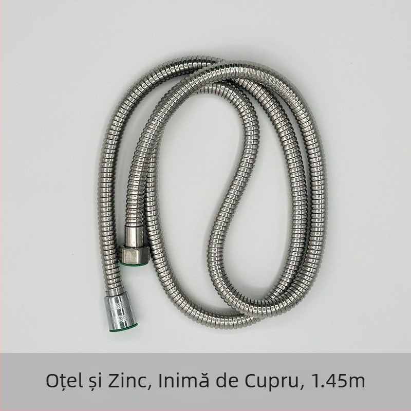 Furtun de duș pentru încălzitor de apă — aluminiu spațial; presiune normală; 0-90°C; montaj manual