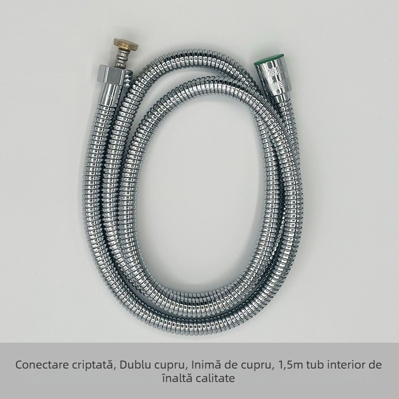 Furtun de duș pentru încălzitor de apă — aluminiu spațial; presiune normală; 0-90°C; montaj manual