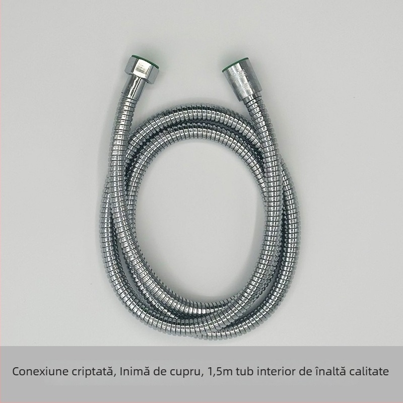 Furtun de duș pentru încălzitor de apă — aluminiu spațial; presiune normală; 0-90°C; montaj manual