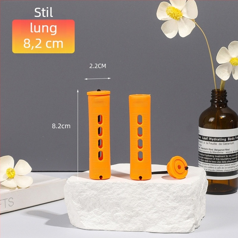 Set cilindric pentru curling cu bară de perm, bandă de cauciuc acoperită, material PP, marca Han Rong