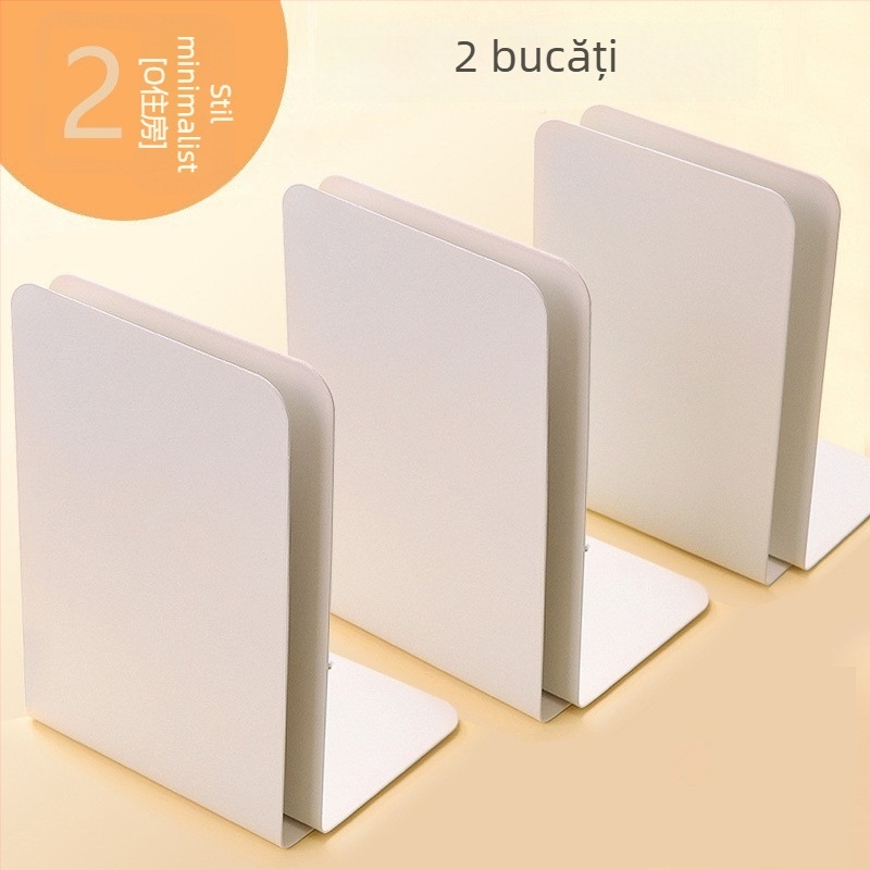 Suport metalic pentru cărți cu separator și clips - Model C30504, Reverse, Suport de birou din oțel, 430 g