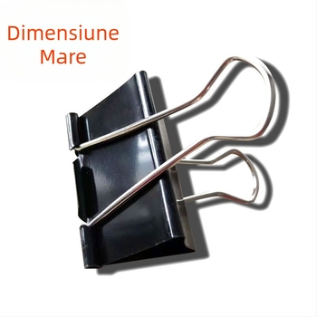 Ming Baijia clipuri metalice cu coadă lungă pentru tablă de desen și dovetail clip – clip dosare de birou, dosar contabil de mână