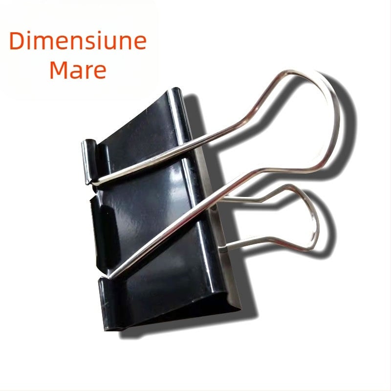 Ming Baijia clipuri metalice cu coadă lungă pentru tablă de desen și dovetail clip – clip dosare de birou, dosar contabil de mână