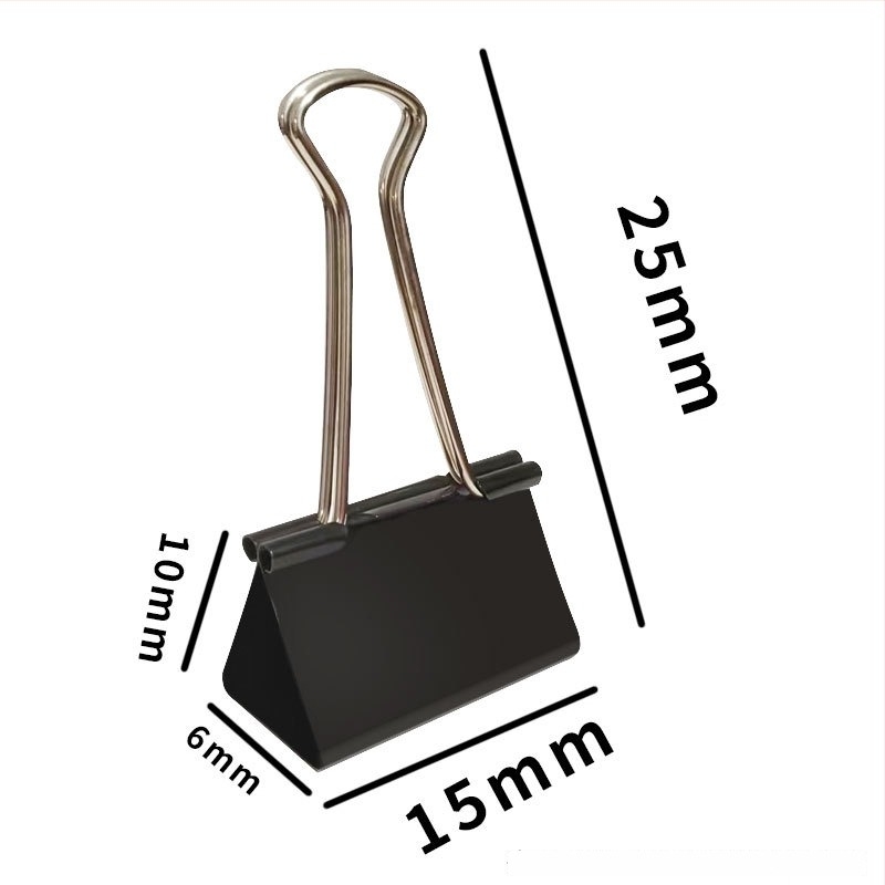 Ming Baijia clipuri metalice cu coadă lungă pentru tablă de desen și dovetail clip – clip dosare de birou, dosar contabil de mână