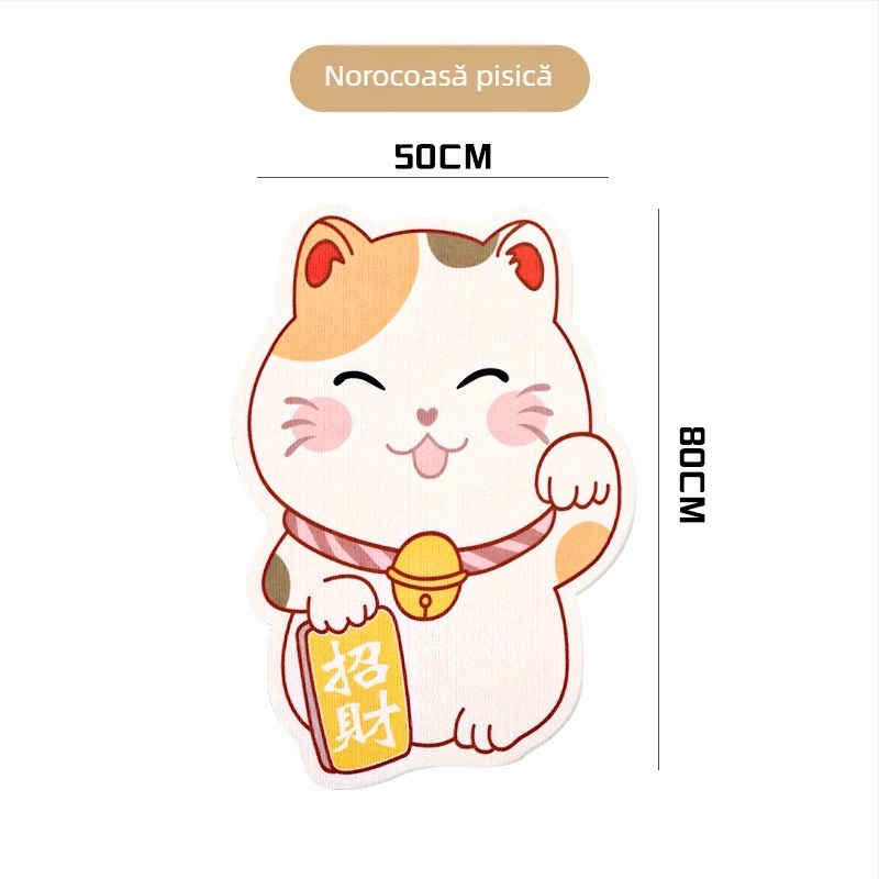 Placă de zgâriere pentru pisici – autocolant de perete, design cartoon, rezistent la uzură, poliester, marca WB, 100 bucăți pe cutie