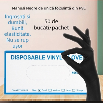 Mănuși de nitril, de unică folosință, pentru tatuaje și frumusețe – pentru tatuarea sprâncenelor și albirea buzelor, 50 de pachete