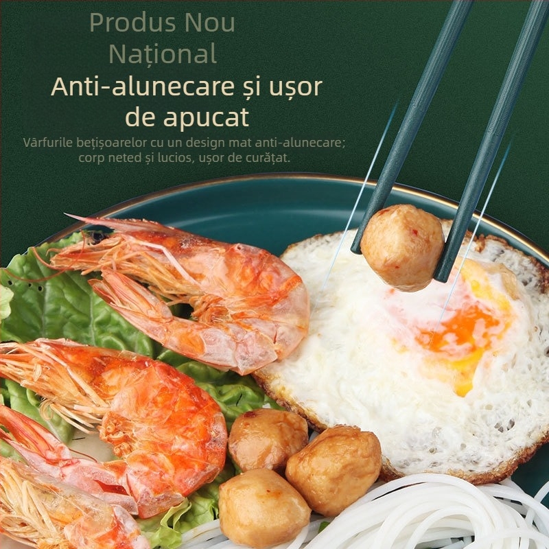 Bețișoare pentru masă din material PET, stil drăguț cartoon, set de 5 bețișoare Town Head, pentru adulți