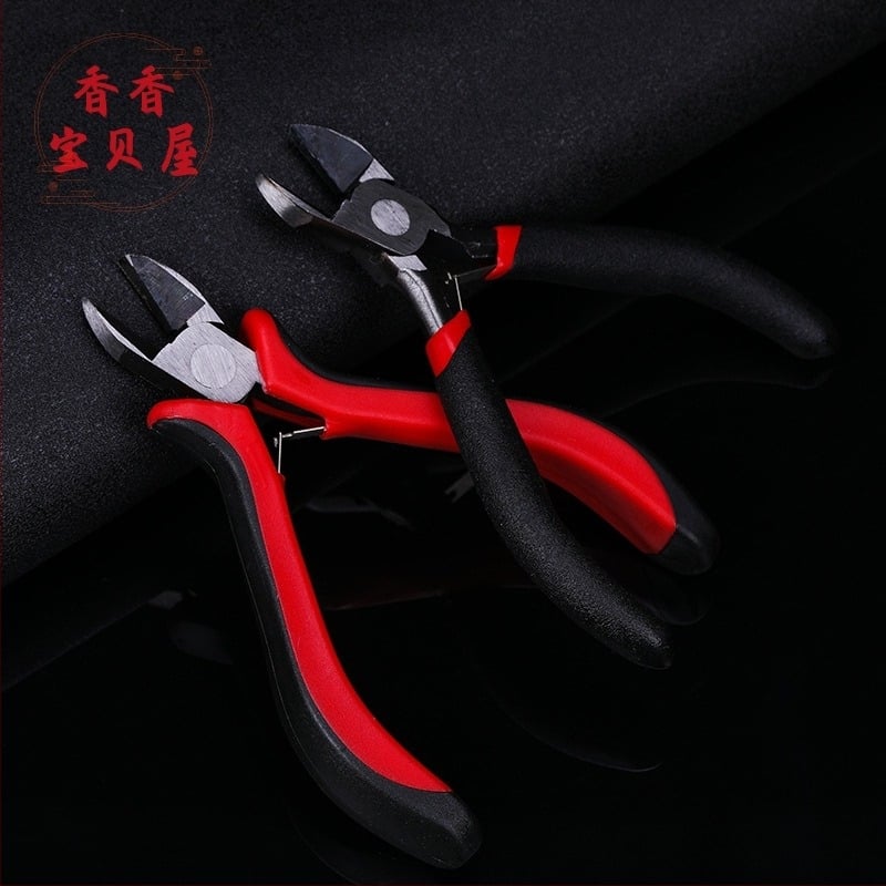 Clește pentru crimpare bijuterii, cu vârfuri dinți