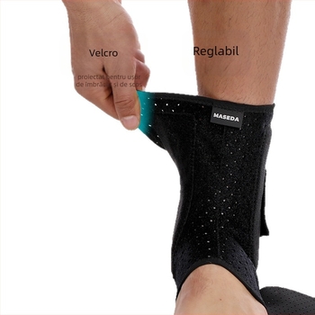 Protecție gleznă - nylon, respirabilă, perforată, pentru fotbal, adulți