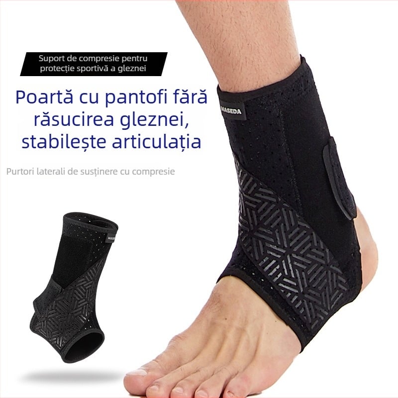 Protecție gleznă - nylon, respirabilă, perforată, pentru fotbal, adulți