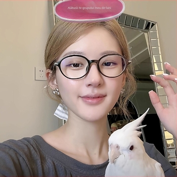 Ochelari cu rame ovale în stil nerd, pentru bărbați și femei, Model 52031, rame din plastic, lentile cu strat, grosime lentile 1.0, transmisie 99%