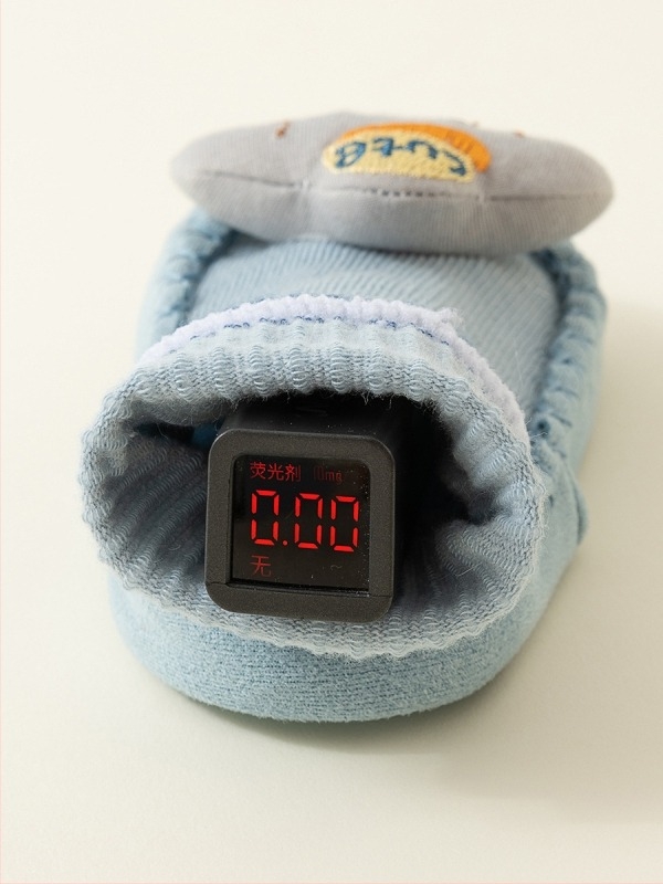 Șosete de podea pentru copii 0–2 ani, antiderapante, talpă moale, bumbac combed, jacquard