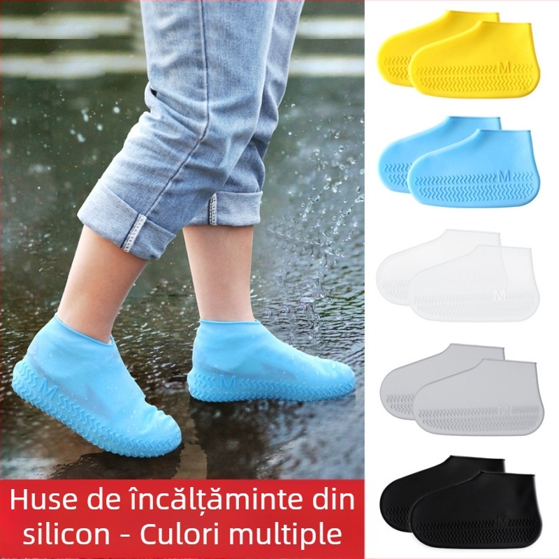 Le Chun husă din silicon pentru pantofi de ploaie — impermeabilă și antiderapantă, personalizabilă