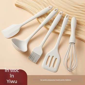 Beijia spatulă din silicon: clasă alimentară, rezistentă la temperaturi înalte, pensulă pentru ulei, tel pentru ouă, unealtă de copt