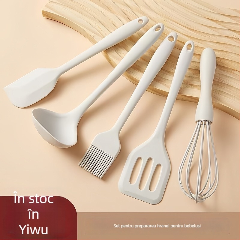 Beijia spatulă din silicon: clasă alimentară, rezistentă la temperaturi înalte, pensulă pentru ulei, tel pentru ouă, unealtă de copt