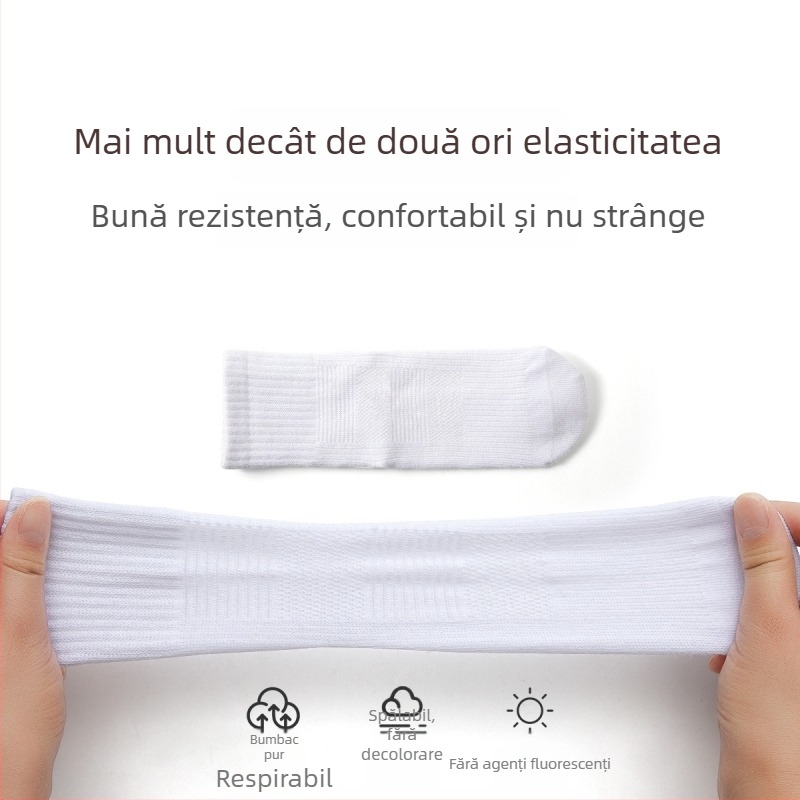 Șosete pentru copii din bumbac pieptănat, subțiri, lungime medie până la gambe, jacquard tricotaj, potrivite pentru primăvară, vară și toamnă