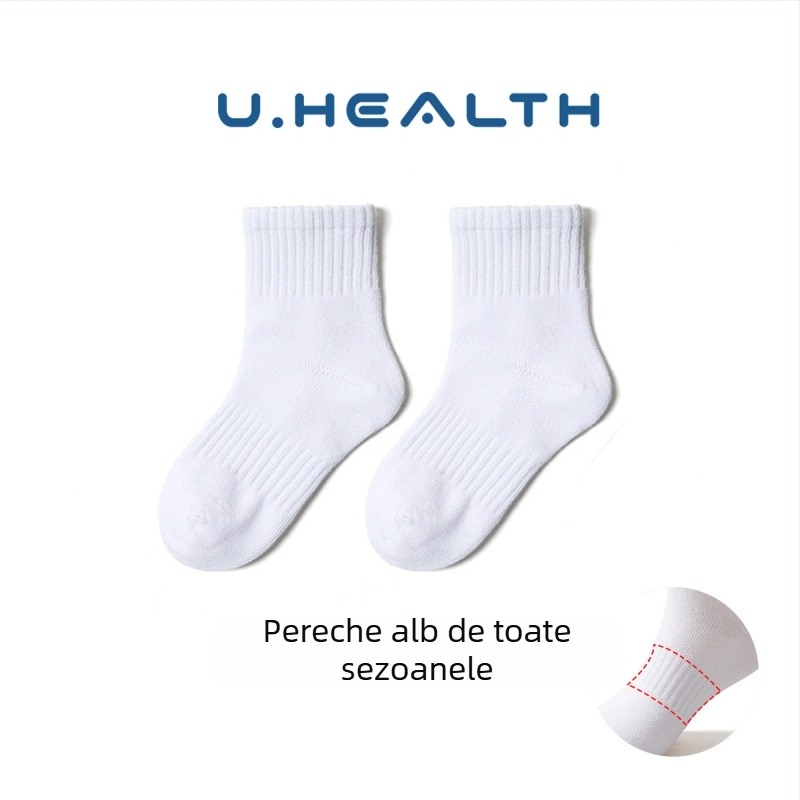 Șosete pentru copii din bumbac pieptănat, subțiri, lungime medie până la gambe, jacquard tricotaj, potrivite pentru primăvară, vară și toamnă