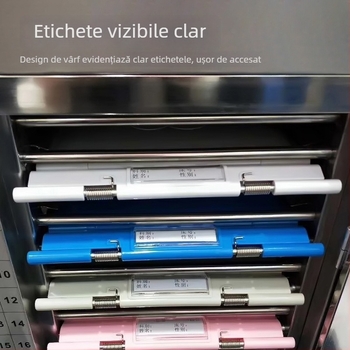 Fișier dosare medicale cu clemă puternică și clemă de placă — ABS material, imprimare logo disponibilă, personalizare, dimensiune clemă: variabilă