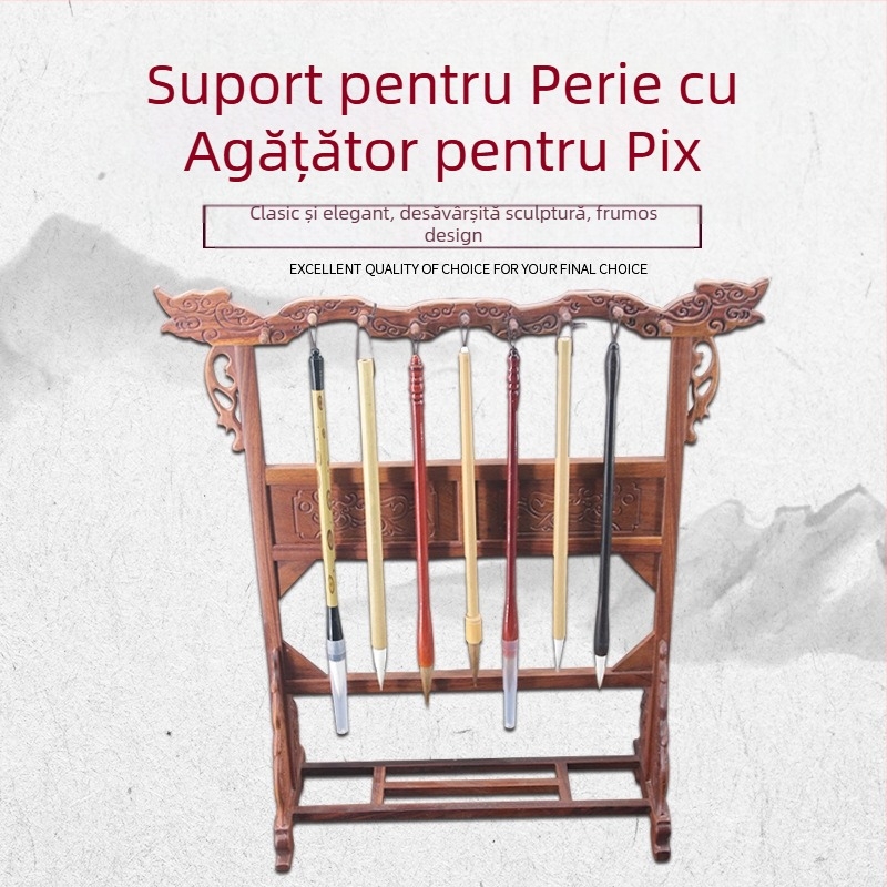 Raft de agățat pentru pensule – Chicken Wing Wood, Weizhuang