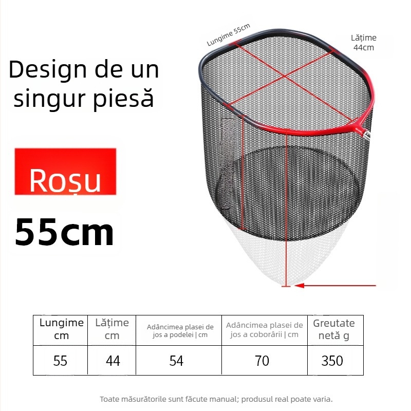 Huansheng năvod de pescuit — aliaj de aluminiu, construcție monobloc