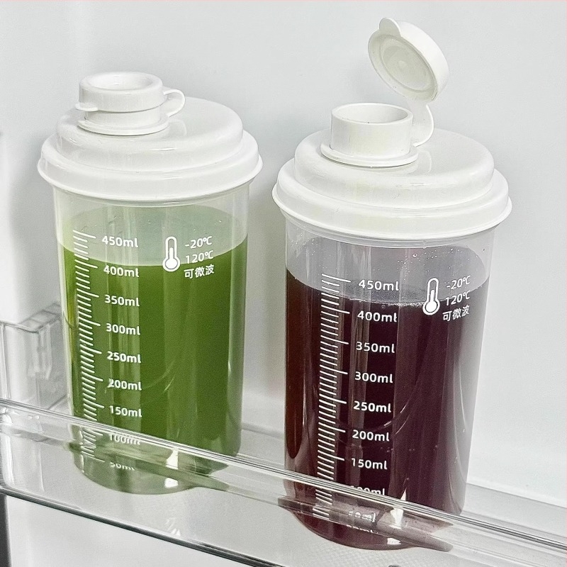 Cană portabilă din plastic alimentar, cu capac etanș, potrivită pentru cafea și lapte de soia, rezistentă la temperaturi înalte