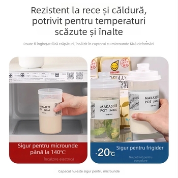 Qiwang Cupă Portabilă Universală pentru Lapte de Soia, Cafea și Lapte de Mic Dejun – Plastic Sigilat Alimentar, Origine Zhejiang