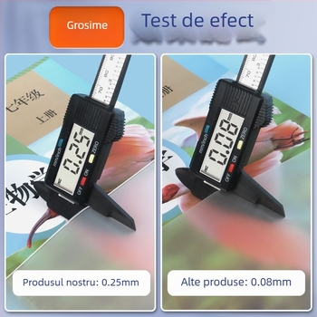 Husă de carte EVA silicon transparentă, pentru școala primară, brand Deli, potrivită ca dar