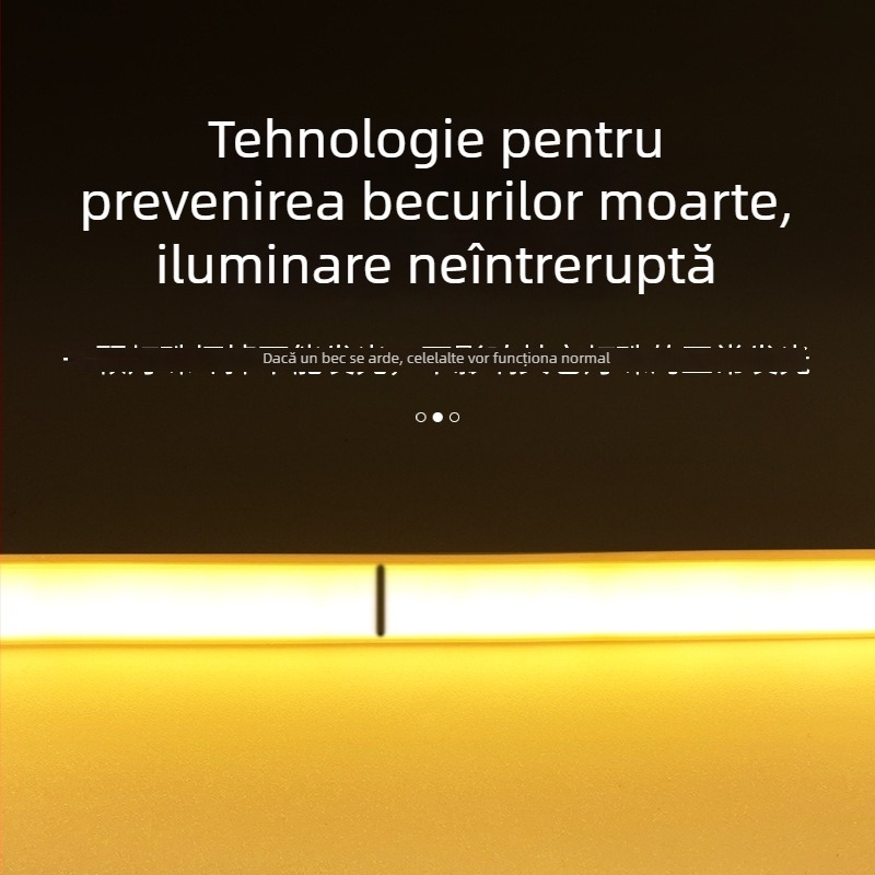 Bandă LED COB, 240 LEDuri (2835 cipuri), intrare 220V, 10W, fascicul 180°, rezistent la apă