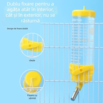 Dispozitiv plastic de apă pentru animale de companie mici, sticlă suspendată de 60 ml, marca Hartley