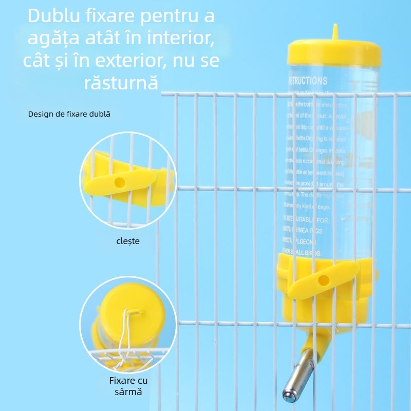 Dispozitiv plastic de apă pentru animale de companie mici, sticlă suspendată de 60 ml, marca Hartley