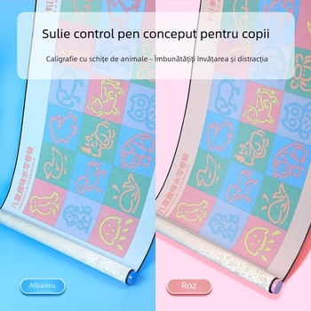 Daily Practice Water Writing Cloth – Set pentru antrenamentul controlului scrierii la copii, Rolă, Educațional