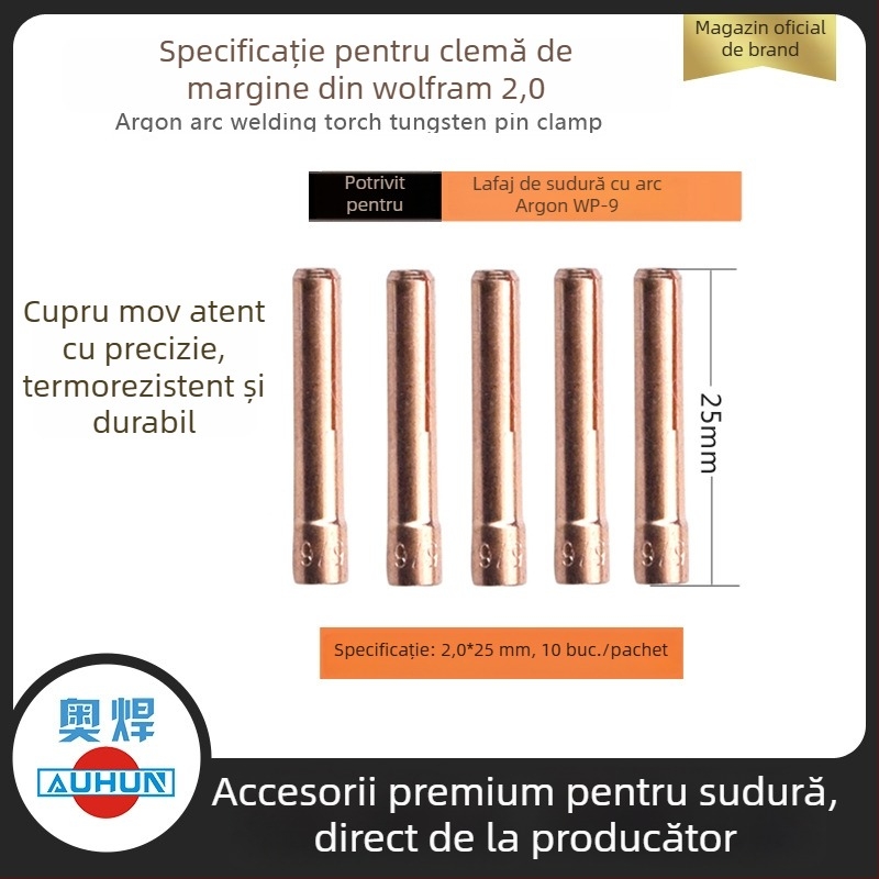 WP-9F Pistol de sudură cu arc argon cu duză ceramică 13N08, ghid de flux din cupru, protecție pentru duză