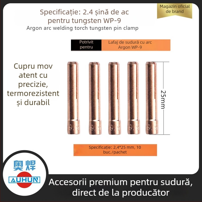 WP-9F Pistol de sudură cu arc argon cu duză ceramică 13N08, ghid de flux din cupru, protecție pentru duză