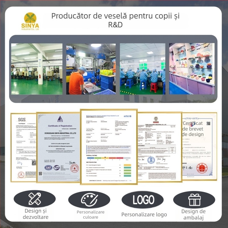 Ceașcă PPSU pentru lapte a bebelușilor, cu scară de măsurare și mâner, cu pai