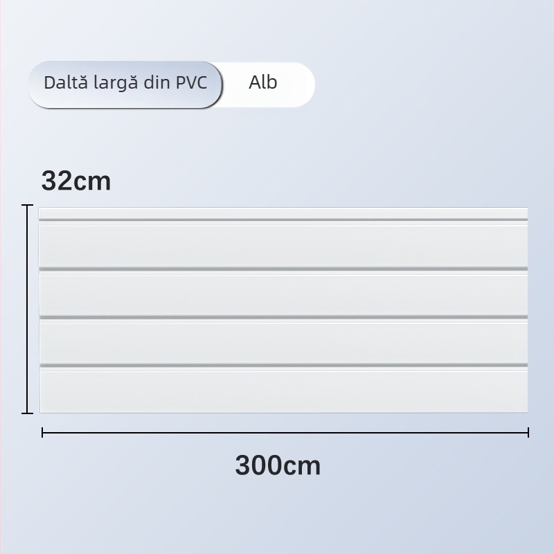 Raft de afișaj din PVC cu mai multe cârlige, construcție monobloc din PVC, capacitate peste 30 kg