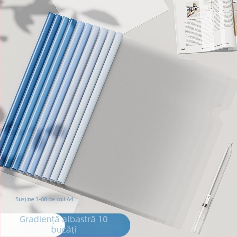 Copertă din plastic, rezistentă la apă, îngroșată, pentru depozitarea lucrărilor de examen ale elevilor