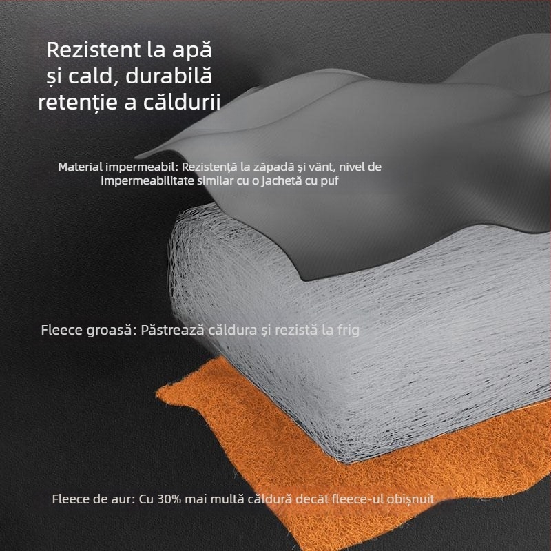 Kepu protecție pentru genunchi pentru vehicule electrice – protecție împotriva vântului și frigului, încălzire de iarnă pentru motocicletă și scuter electric, adult, model KP-HJRHX-040