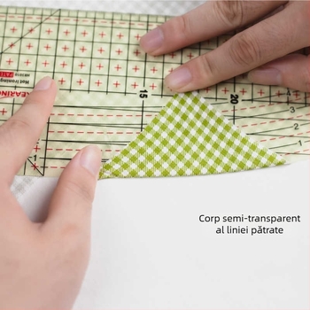 Rigla de centimetri Kolding — corp din plastic, imprimare personalizată, ambalaj 1/12/240