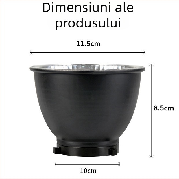 Abajur LED pentru fotografie, montură bayonet, 2700K alb cald, 220V, rază 3 m, luminozitate reglabilă