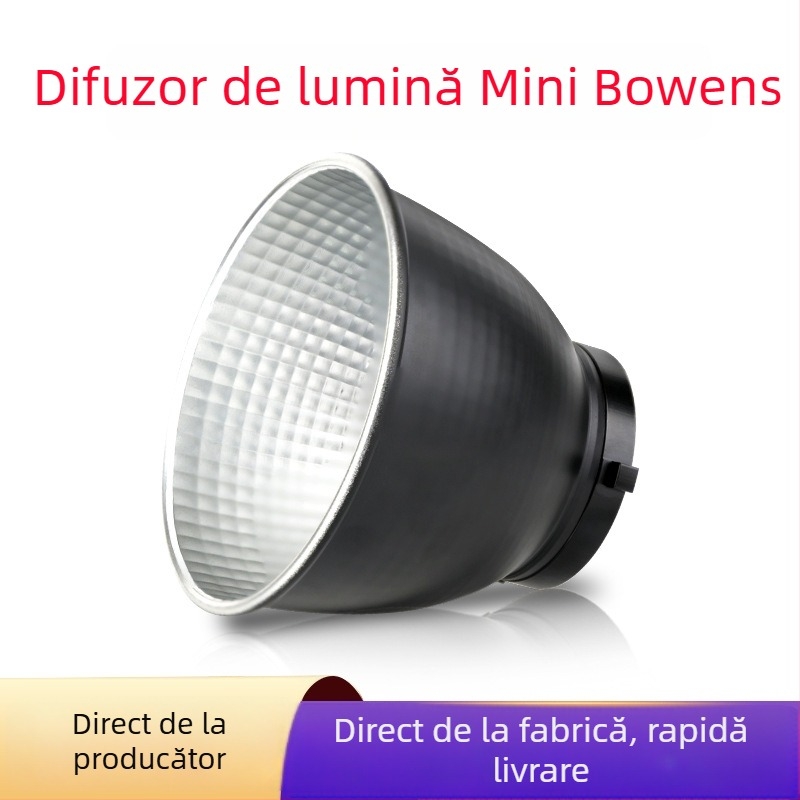Abajur LED pentru fotografie, montură bayonet, 2700K alb cald, 220V, rază 3 m, luminozitate reglabilă