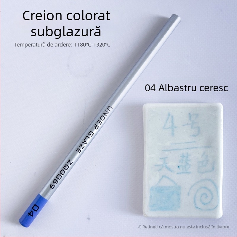 Thiaoohua Creioane subglazurate pentru pictură ceramică, creion unic; Material: culoare subglazură; Cod produs: Underglaze colored pencil (single); Utilizare: pictură ceramică