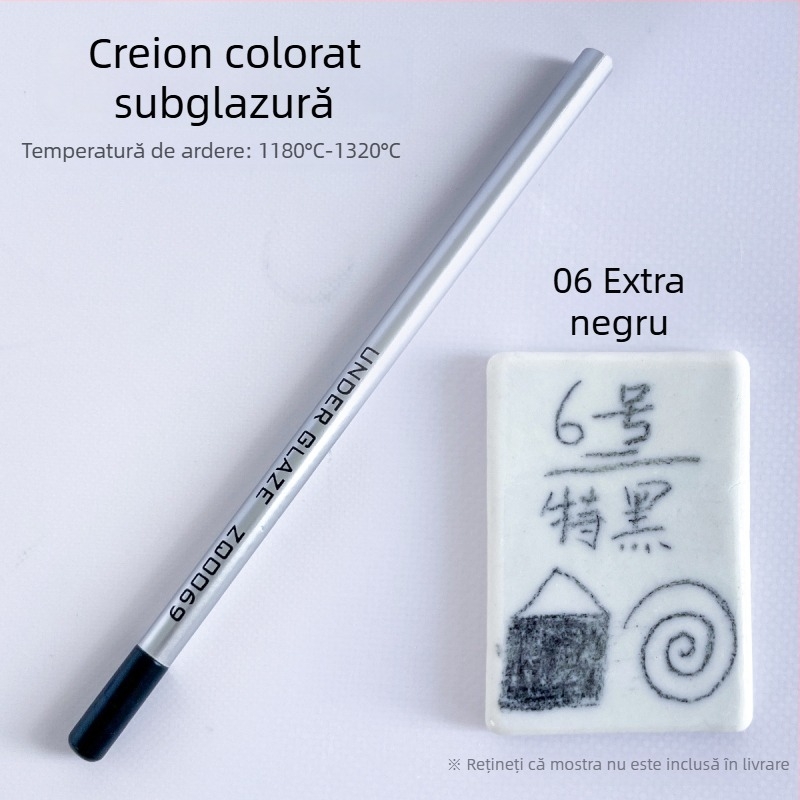 Thiaoohua Creioane subglazurate pentru pictură ceramică, creion unic; Material: culoare subglazură; Cod produs: Underglaze colored pencil (single); Utilizare: pictură ceramică