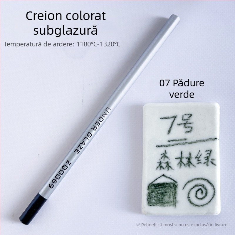 Thiaoohua Creioane subglazurate pentru pictură ceramică, creion unic; Material: culoare subglazură; Cod produs: Underglaze colored pencil (single); Utilizare: pictură ceramică