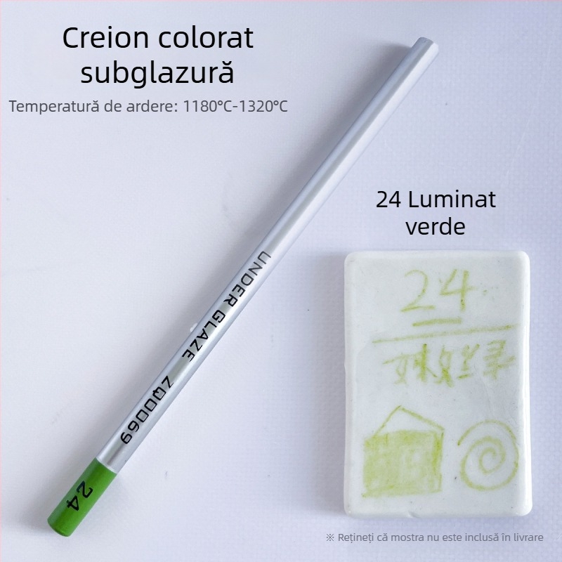 Thiaoohua Creioane subglazurate pentru pictură ceramică, creion unic; Material: culoare subglazură; Cod produs: Underglaze colored pencil (single); Utilizare: pictură ceramică