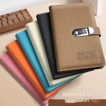 Folder de arhivă cu clips unic, piele PU, imprimare logo disponibilă