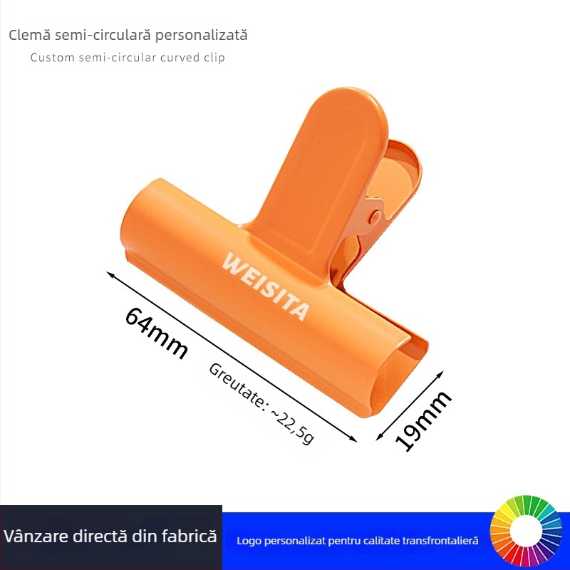 Willita Clip metalic – Multifuncțional pentru dosare, fișiere și chitanțe, cu design arc semicircular