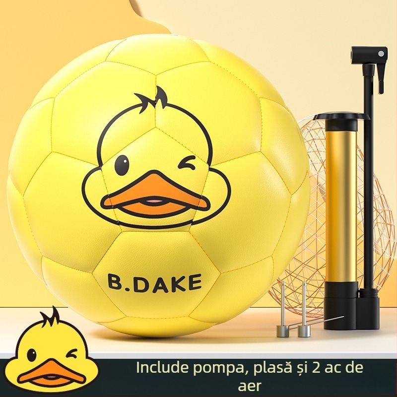 Hengbo PU minge de fotbal pentru antrenamente școlare și pentru tineri – cusută la mașină, potrivită pentru fotbal, baschet și volei