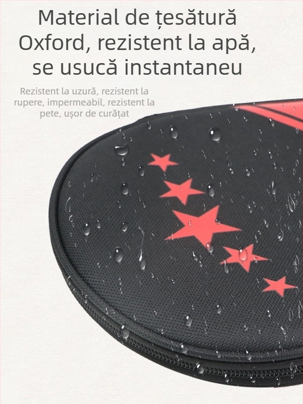 Geantă de depozitare pentru rachetă de ping-pong, în formă de dovleac, din Oxford, personalizabilă cu logo, potrivită pentru tenis de masă și tenis cu pene