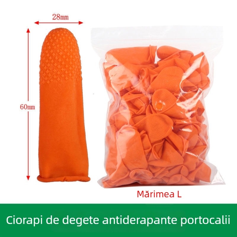 Protecții degetelor din silicon, de unică folosință, pentru degetele și degetul mare – mănuși de protecție rezistente la uzură, îngroșate